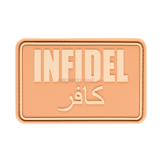 PATCH CAUCIUC - INFIDEL - DESERT