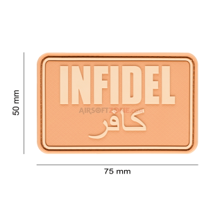 PATCH CAUCIUC - INFIDEL - DESERT