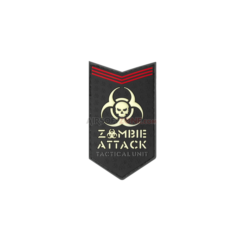PATCH CAUCIUC - ZOMBIE ATTACK - FOSFORESCENT