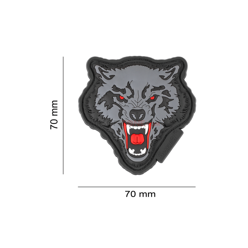 PATCH CAUCIUC - WOLF - COLOR