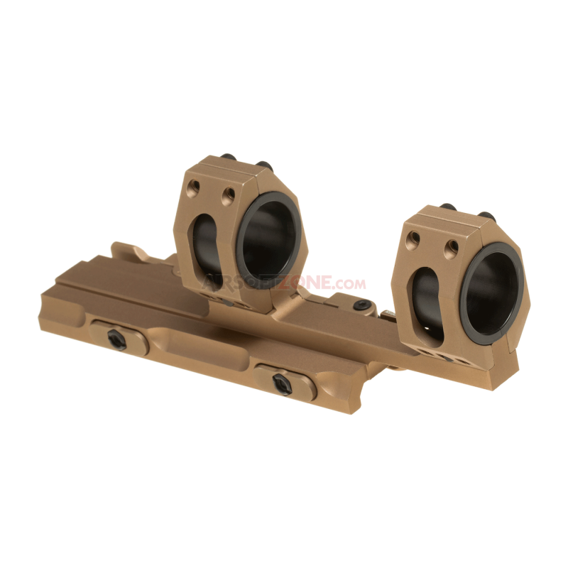 TACTICAL TOP RAIL EXTENDED MOUNT BASE 25.4MM / 30MM - DESERT