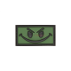 PATCH CAUCIUC - EVIL SMILE - FOREST