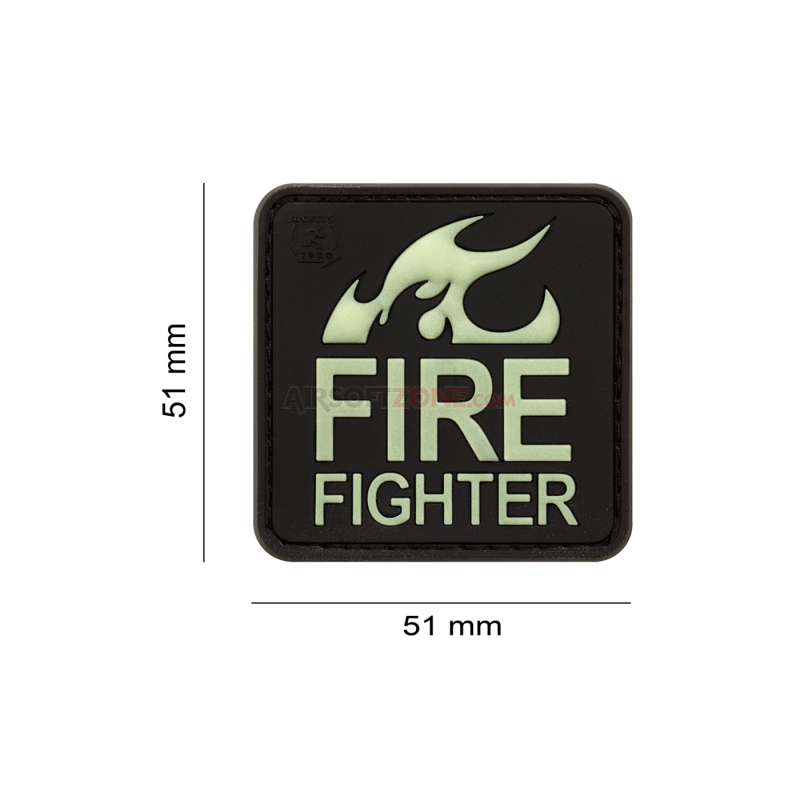 PATCH CAUCIUCAT - FIRE FIGHTER - GLOW IN THE DARK