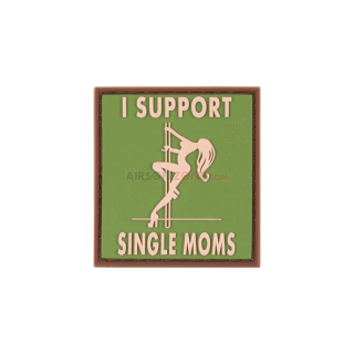 PATCH CAUCIUC - MESAJ I SUPPORT SINGLE MUMS - MULTICAM
