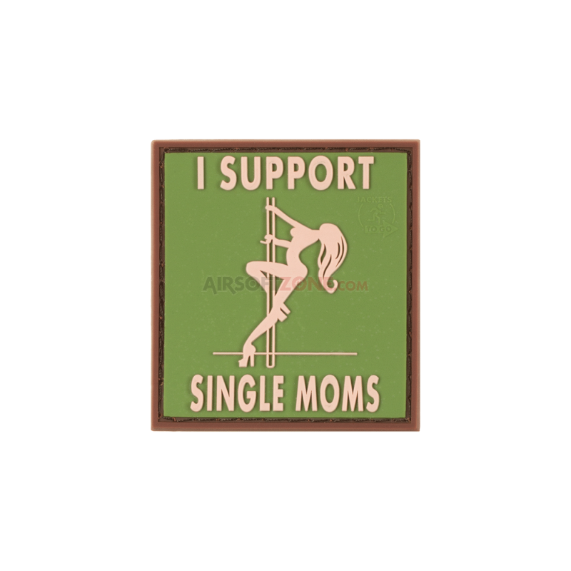PATCH CAUCIUC - MESAJ I SUPPORT SINGLE MUMS - MULTICAM
