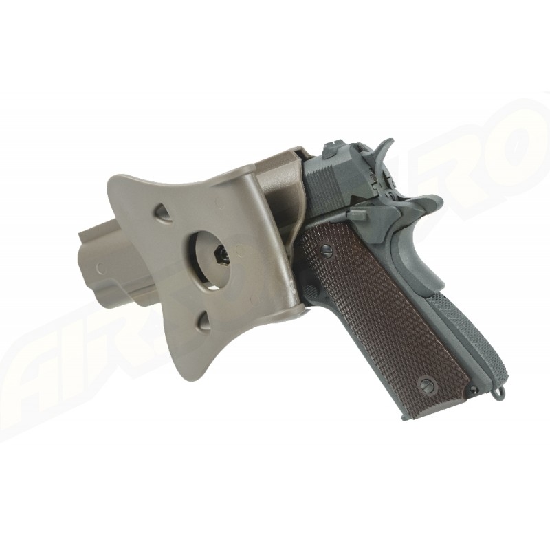 Amomax Fondina rigida in Polimero per Colt 1911 4″ - FDE