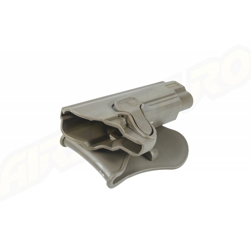 Amomax Fondina rigida in Polimero per Colt 1911 4″ - FDE