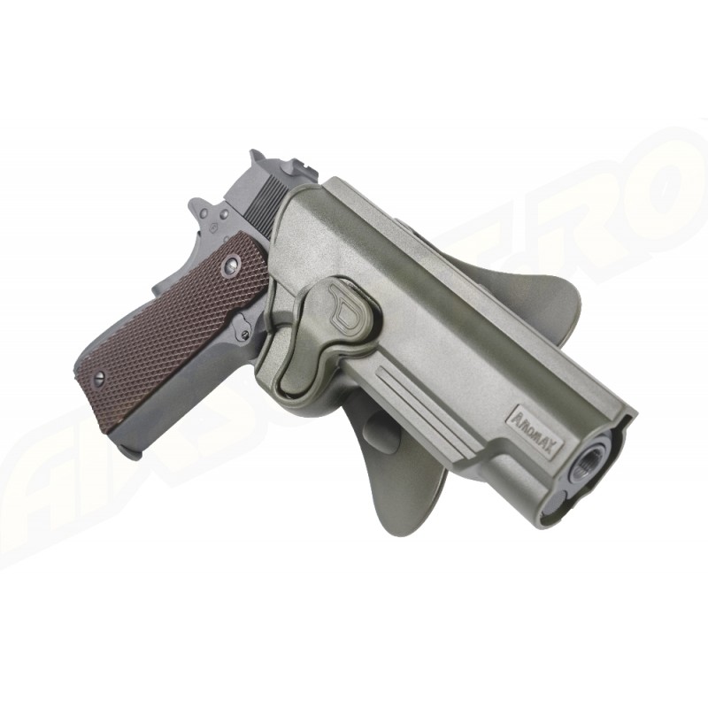 Amomax Fondina rigida in Polimero per Colt 1911 4″ - OD