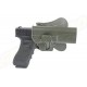 Amomax Fondina rigida in Polimero per Glock 17/22/31, serie KWA ATP, serie APS ACP - OD