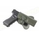 Amomax Fondina rigida in Polimero per Glock 17/22/31, serie KWA ATP, serie APS ACP - OD