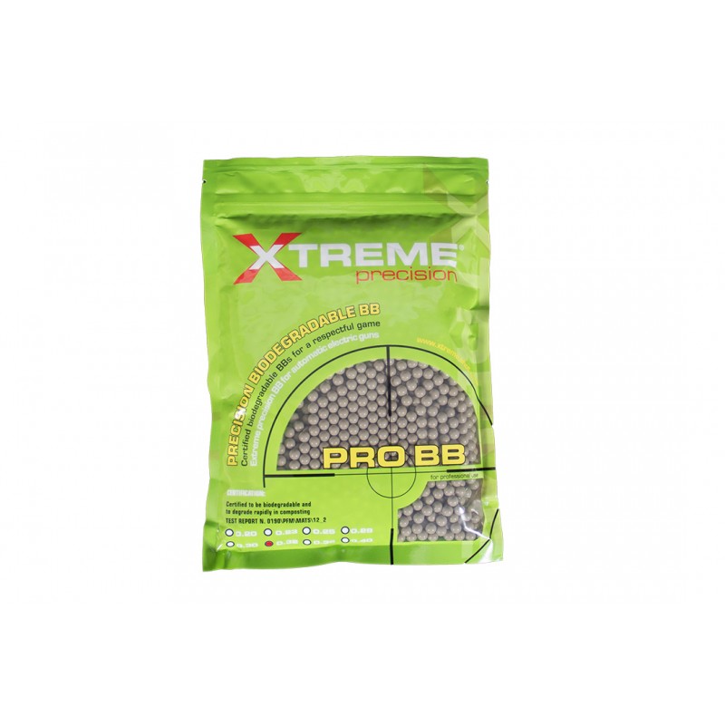 XTREME PRECISION 0.32 - 700 GR -  BIODEGRADABLE BBS - DARK EARTH 