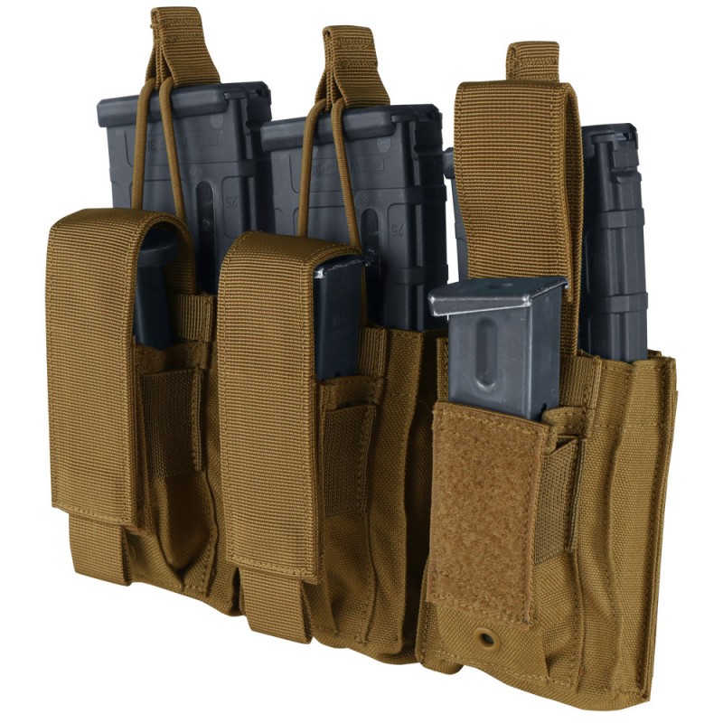 TRIPLE KANGAROO MAG POUCH - COYOTE BROWN