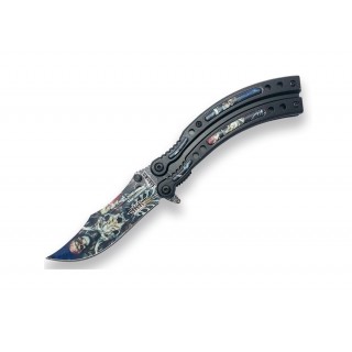 BRICEAG CU DESCHIDERE RAPIDA  - 9CM - 3D ANIMAL SKULL