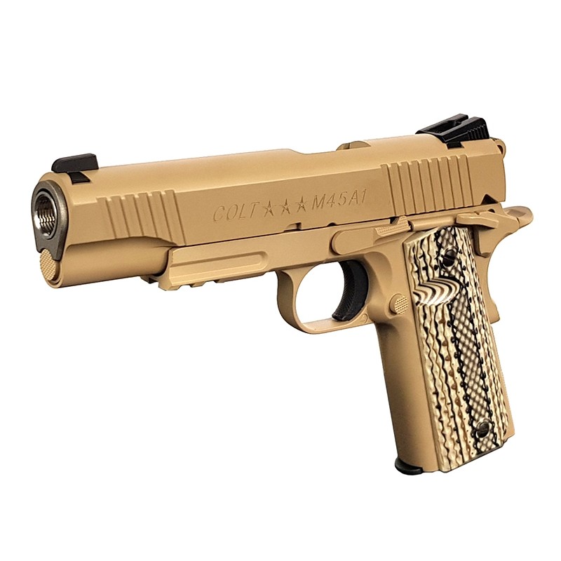 CYBER GUN COLT M45A1 - CO2 - SCARRELLANTE -  TAN