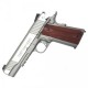 CYBER GUN PISTOLA SOFTAIR COLT 1911 RAIL GUN - CO2 SCARRELLANTE - STAINLESS