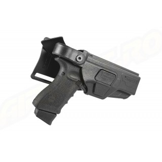 Cytac Fondina in polimero livello III per polizia adatta per Glock G17 Gen5 / G17 Gen4 Cytac Fondina in polimero livello III per polizia adatta per Glock G17 Gen5 / G17 Gen4