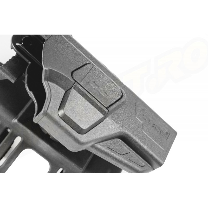 Cytac Fondina in polimero con piattaforma cosciale si adatta a Glock G17 Gen5 / G17 Gen4