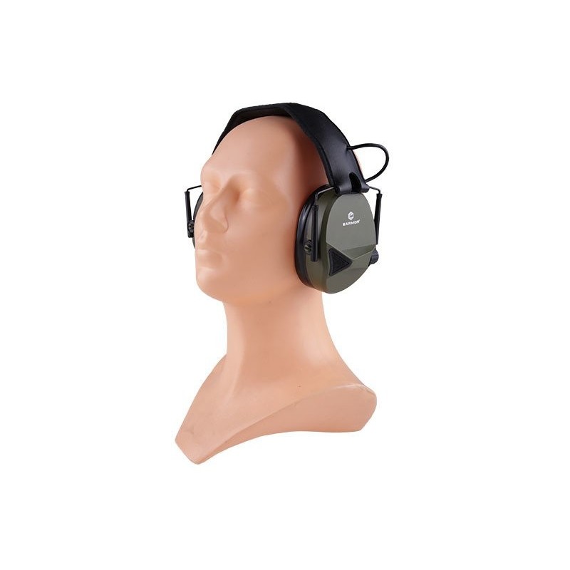 EARMOR CUFFIA ELETTRONICA M30 - VERDE FG