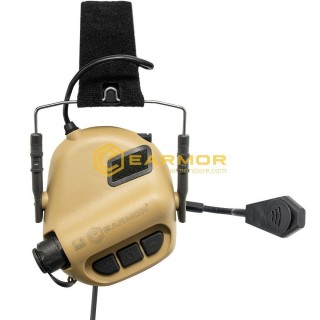 EARMOR PROTEZIONE ACUSTICA CON APPARATO RADIO M32 TACTICAL MOD3 - MARRONE TAN EARMOR PROTEZIONE ACUSTICA CON APPARATO RADIO M32 TACTICAL MOD3 - MARRONE TAN