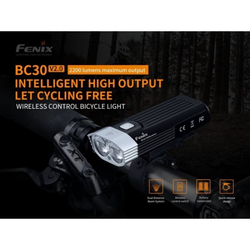 LANTERNA PENTRU BICICLETA MODEL BC30 V2.0