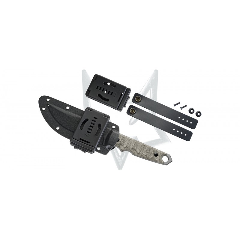FOX KNIVES RYU FIXED BLADE KNIFE DESIGN BY BLACK ROC KNIVES