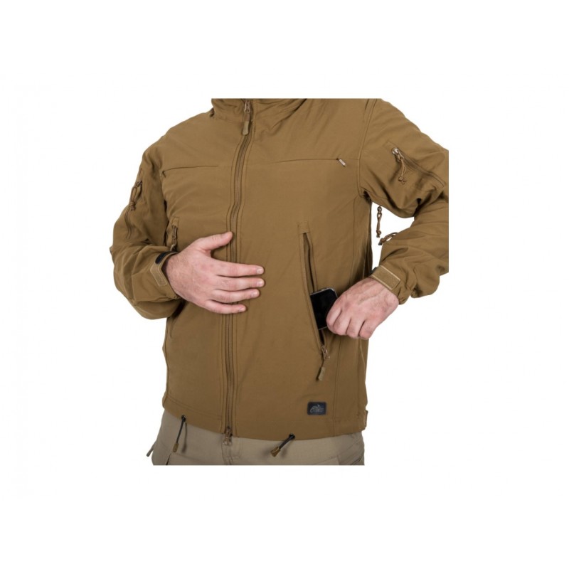 JACHETA COUGAR QSA HID - SOFT SHELL WINDBLOCKER - BLACK