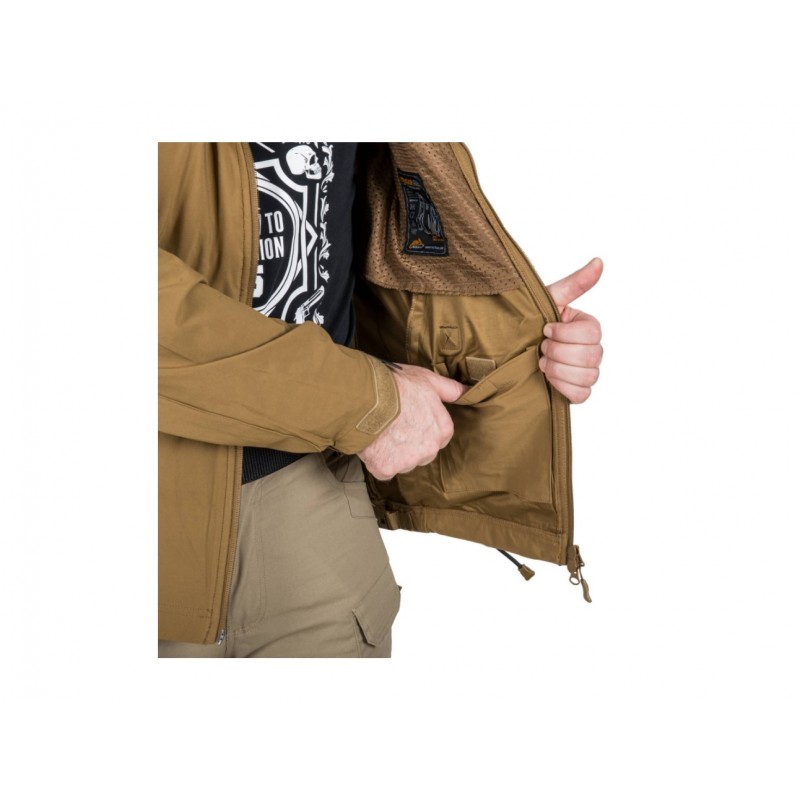 JACHETA COUGAR QSA HID - SOFT SHELL WINDBLOCKER - BLACK