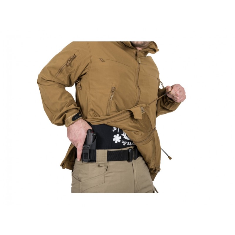 JACHETA COUGAR QSA HID - SOFT SHELL WINDBLOCKER - BLACK