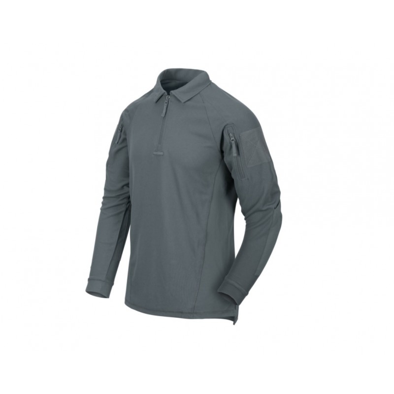 TRICOU CU MANECA LUNGA RANGE POLO - SHADOW GREY