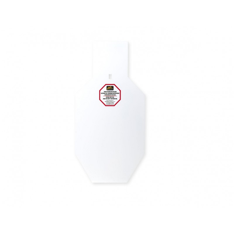 SRT TORSO TARGET - HARDOX 600 STEEL - WHITE