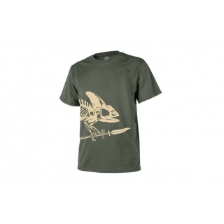 HELIKON TEX SKELETON T-SHIRT - OLIVE GREEN