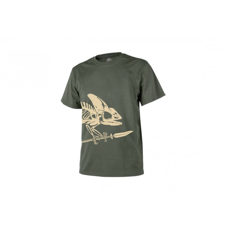 HELIKON TEX MAGLIETTA/T-SHIRT SKELETON - VERDE OLIVA