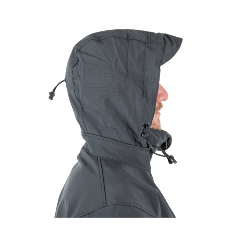 Helikon Tex Giacca GUNFIGHTER - SHARK SKIN WINDBLOCKER - NERO