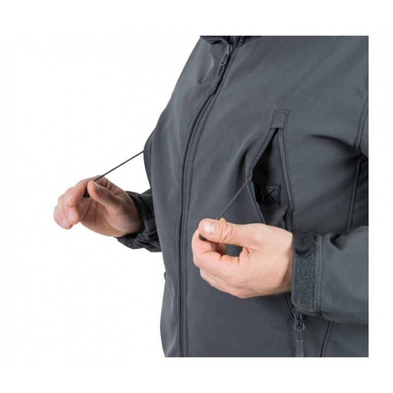 Helikon Tex Giacca GUNFIGHTER - SHARK SKIN WINDBLOCKER - NERO