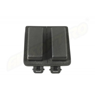 KING COBRA PORTA CARICATORE DOPPIO MOLLE ML - KYDEX - PER GLOCK17 - NERO
