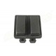 KING COBRA PORTA CARICATORE DOPPIO MOLLE ML - KYDEX - PER GLOCK17 - NERO