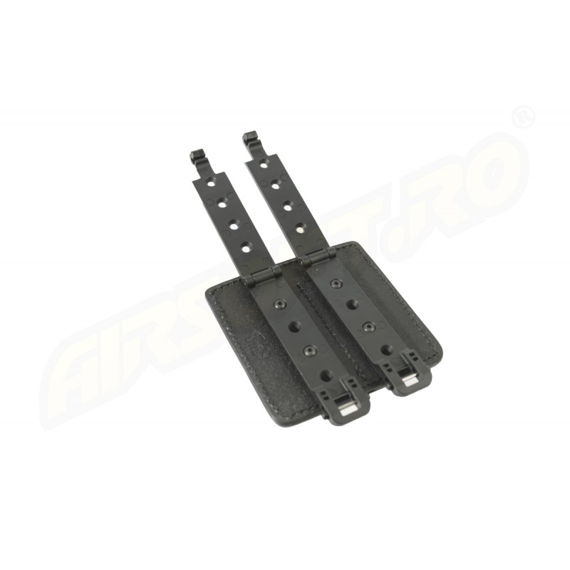 KING COBRA PORTA CARICATORE DOPPIO MOLLE ML - KYDEX - PER GLOCK17 - NERO