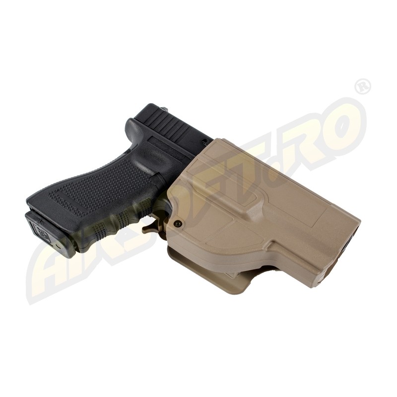 TEACA PENTRU GLOCK17  MODEL EVO5 2.0 BLA - MLM - TAN