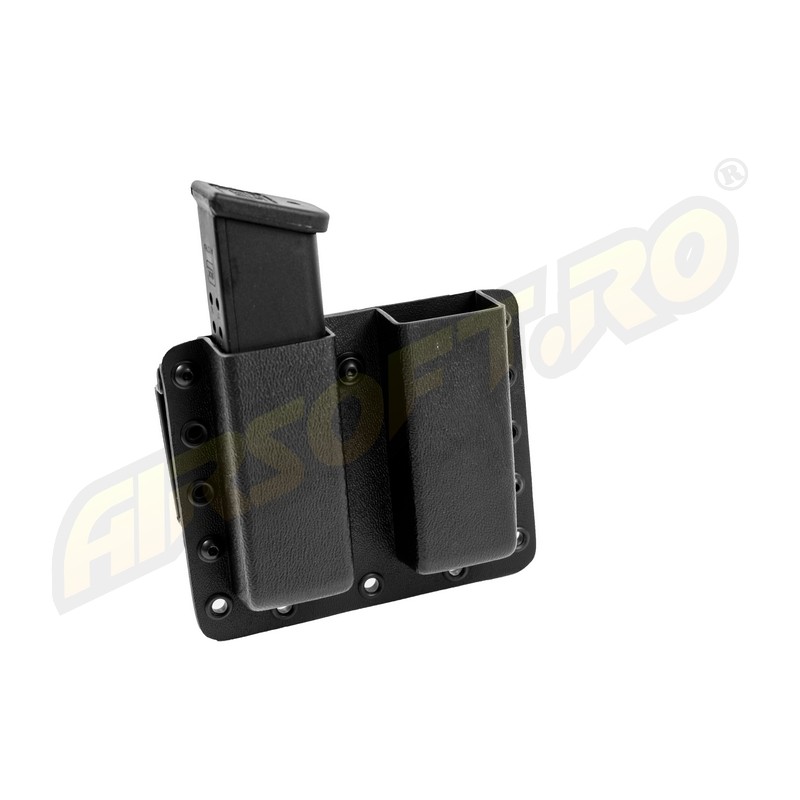 PORT INCARCATOR DUBLU BR - KYDEX - BLACK PT. GLOCK17 - BLACK