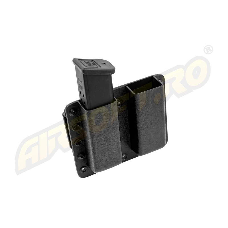 PORT INCARCATOR DUBLU BR - KYDEX - BLACK PT. GLOCK17 - BLACK