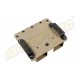PORT INCARCATOR DUBLU BR - KYDEX - BLACK PT. GLOCK17 - TAN
