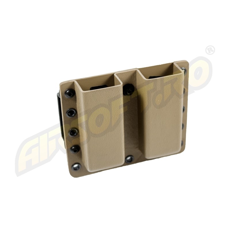 PORT INCARCATOR DUBLU BR - KYDEX - BLACK PT. GLOCK17 - TAN
