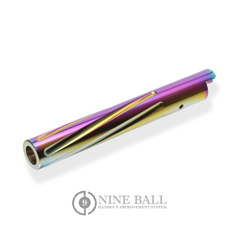 NINE BALL CANNA ESTERNA PER HI-CAPA 5.1 FLUTED OUTER BARREL - TWIST TYPE - HEAT GRADATION - 