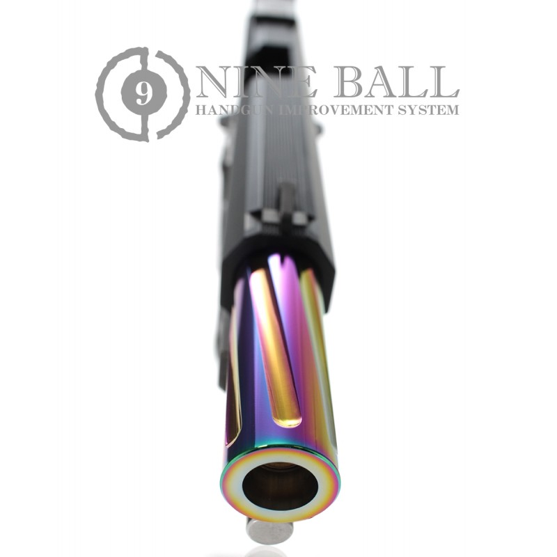 NINE BALL CANNA ESTERNA PER HI-CAPA 5.1 FLUTED OUTER BARREL - TWIST TYPE - HEAT GRADATION - 