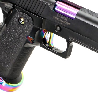 NINE BALL GRILLETTO PERSONALIZZATO TIPO "GAMMA" PER TM HI-CAPA/GOVERNMENT - HEAT GRADATION