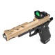 NINE BALL CARRELLO CUSTOM GUNGNIR - DIRECT OPTIC MOUNT PER HI CAPA 5.1 - MARRONE CHIARO