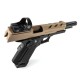 NINE BALL CARRELLO CUSTOM GUNGNIR - DIRECT OPTIC MOUNT PER HI CAPA 5.1 - MARRONE CHIARO