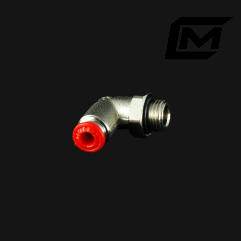 L SHAPE 4MM / G1/8" PNEUMATIC FITTING