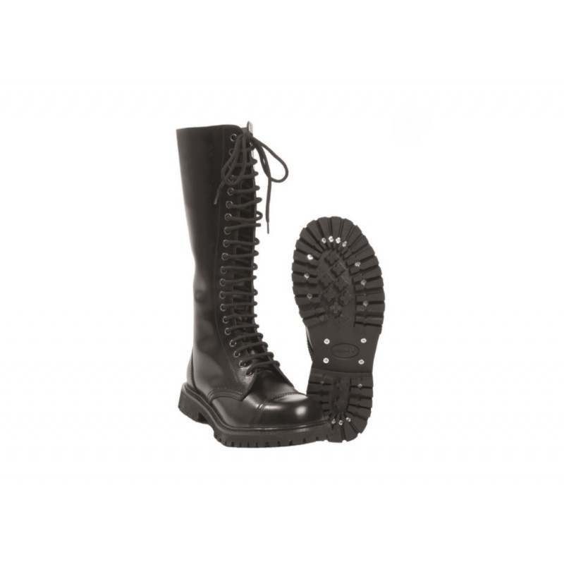 INVADER LEATHER BOOTS WITH 20 HOLES