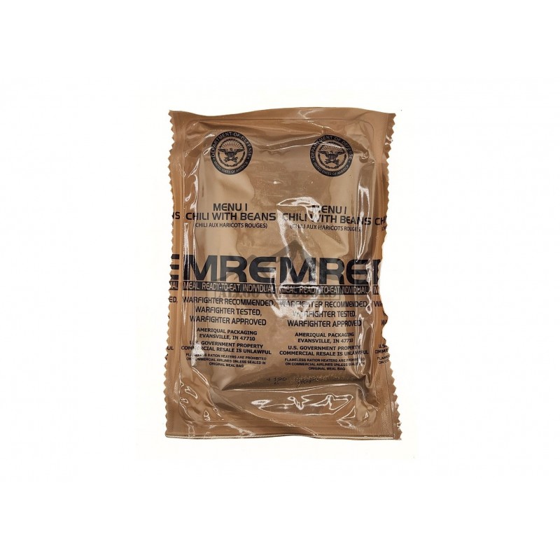 MRE - MENU 1 - CHILI WITH BEANS